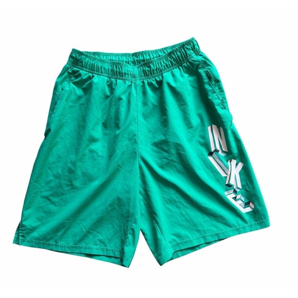 Nike Other - Nike Flex Men's Size Medium Dri-FIT Training Shorts 3D Logo DM6680-446 Green